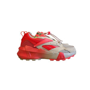 Reebok Women's Aztrek Double Mix Trail Trainers Sand/Lime/Neon Red Size 9.5​